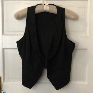 Black Converse 3-button Vest Large